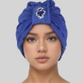 thumbnail image 2 of SUNSIOM Turbans pour Femmes Design Strass Décontracté Élégant Tête Tressée Turbans, 2 of 6