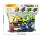 thumbnail image 3 of Juego de vehículos de construcción a fricción | 4 camiones multicolores para niños mayores de 3 años | Camión volquete con cargadora | Autos de plástico resistentes | Regalo de cumpleaños, 3 of 5