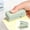 Green, variant on 6-Hole Manual Paper Puncher, Portable Mini Hole Punch with Guide Ruler for A4 A5 B5 Loose Leaf Notebooks, 3.46x2.44x1.29in