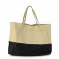 thumbnail image 3 of Pre-Owned Celine Tote Bag Horizontal Cabas 169263EBT Leather Beige Black Bicolor... (Good), 3 of 11