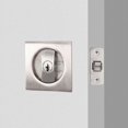 thumbnail image 3 of 1 Set Pocket Door Lock Privacy Latch Lock Metal Door Lock Pocket Door Lock Hardware Lock with Key, 3 of 4