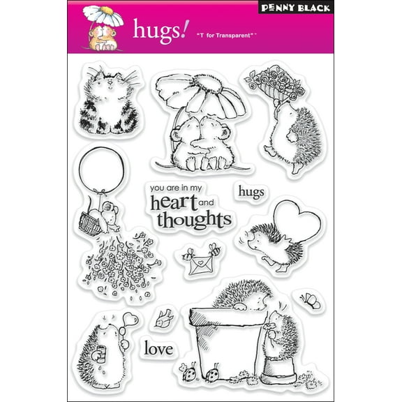 Penny Black Clear Stamps-Hugs