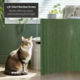 thumbnail image 6 of 2 ft. Bamboo Short Wave Screen in Distressed Green Finish for Desktops, 6 of 7