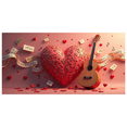 thumbnail image 3 of Red Roses Flower Vase Backdrop Photo Booth Background Romantic Hanging Hearts Wedding Photography Banner Valentines Celebrations Decor Event, 3 of 4