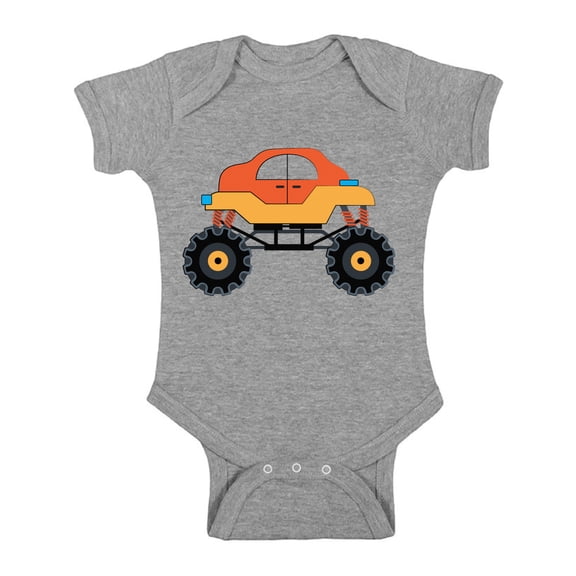 18 Months Boy Clothes - NB 6M 12M 18M 24M - Cute Truck Romper