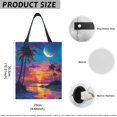 thumbnail image 7 of Yuyamidu Sunset Car Garbage Bag Coconut Tree Auto Trash Bags Reusable Automobile Waste Basket Holder Accessories SUV Truck Sedan Interior Decoration, 7 of 7