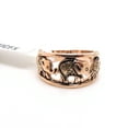 thumbnail image 4 of Elephant Ring Band  Ring for Women Rose Gold Plated Crystal Ginger Lyne Collection Size 5, 4 of 5