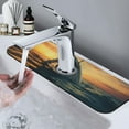 thumbnail image 7 of Sikiie Sunset Ocean Whale Splash Guard for Sink Faucet-1 PC Super Absorbent Fast Drying Mat Sink Gadgets-Splash Guard for Kitchen, Sink Mat, 7 of 7