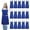 Blue, variant on 15 Pcs Adult Aprons Bulk with Pockets Adjustable Bib Chef Apron for Women Men Painting Cooking Crafting (S/L)