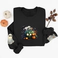 thumbnail image 5 of Meichang Oversized Sweatshirts Women Halloween Ghost Graphic Sweatshirt Party Tops Fall Long Sleeve Crewneck Sweatshirts Holiday Cozy Pullover, 5 of 5