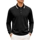 thumbnail image 2 of pstuiky Camisas casuales de manga larga para hombre, Camisa de manga larga con solapa y botones para hombre, de color liso camisetas de hombre xxl, 2 of 9