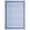 Light blue, variant on Garvee 2'x6' Scalloped Bordered Runner Rug Modern Neutral Carpet, Washable Rug Non Slip Low Pile Rug for Hallway Bedroom Kitchen, Black Gray