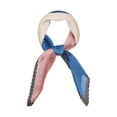thumbnail image 1 of Bufanda de cuello de contraste de color rombo pleated chic de INSPIRE CHIC para mujer en rosa, 1 of 1
