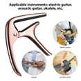 thumbnail image 2 of Ccdes Capos Professional Acoustic Guitar Capo Transfer Clip Zinc Alloy Guitar Capo for Folk Classical Guitars Ukulele Bass String Instruments Accessories, 2 of 4