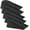 Black, variant on Large Big Rubber Door Stopper Made In USA - Door Stop Wedge for Carpet, Tile, Concrete Floor, Tall Door Stoppers for Bottom of Door - Heavy Duty for Commercial & Home - 6.5 x 2.75 x 1.9 Inches Black