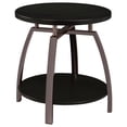 thumbnail image 3 of Dacre 2-piece Round Coffee and End Table Set Dark Charcoal, 3 of 8