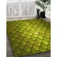 thumbnail image 3 of Ahgly Company Machine Washable Indoor Rectangle Transitional Green Area Rugs, 6' x 9', 3 of 7