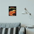thumbnail image 7 of Stupell Industries Happy Halloween Pumpkin Cat Black Orange Word Design Graphic Art Black Framed Art Print Wall Art, 11x14, by The Saturday Evening Post, 7 of 7