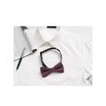 thumbnail image 5 of INSPIRE CHIC Men's Polka Dots Bow Ties Pre-Tied Bowknot for Wedding Business Wine Red, 5 of 5