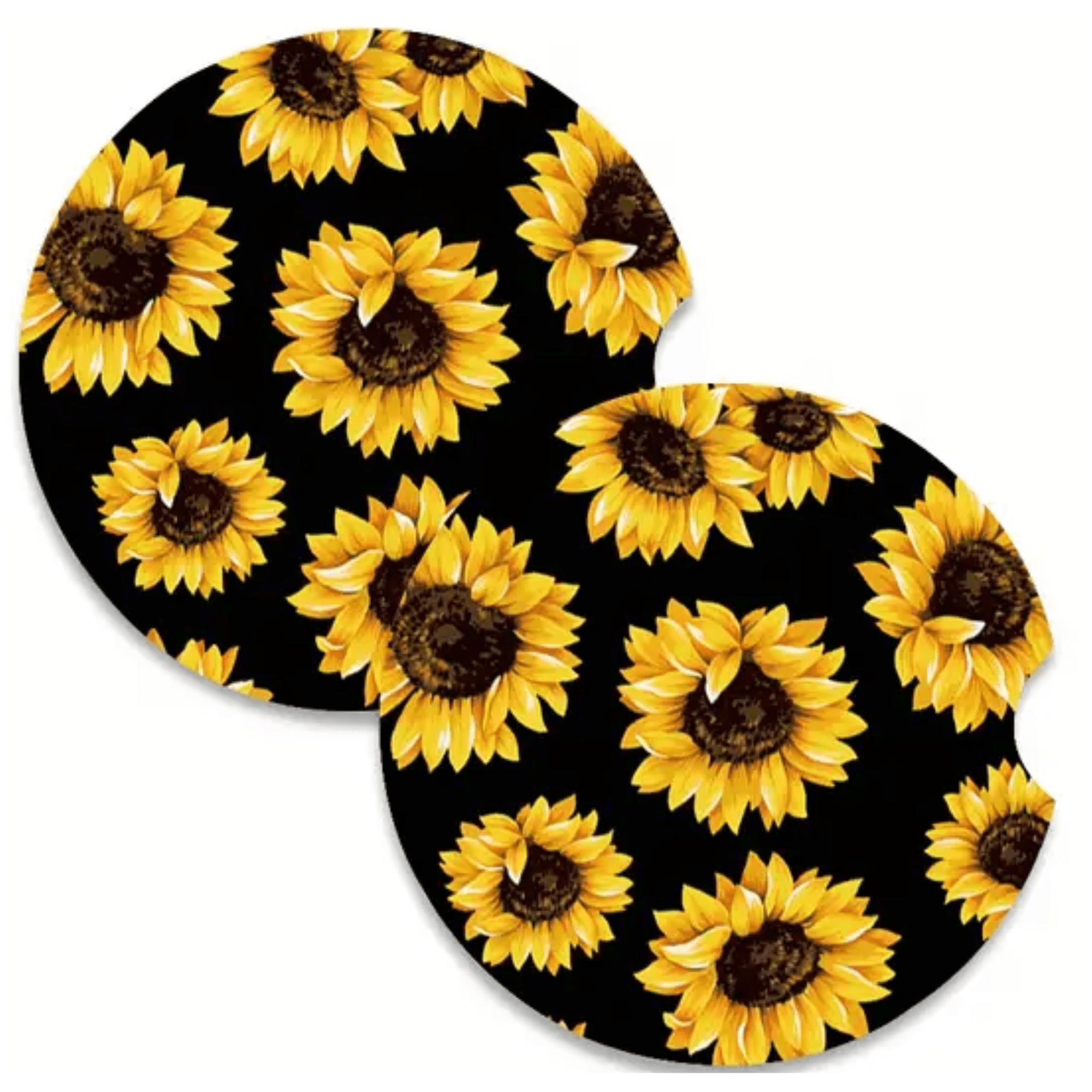 Sunflower Hug Coasters, Car Cup Holder Coasters, Pad Table Decor,car  Interior Accessories Cup Mat, Car Coasters For Cup Holders - Temu