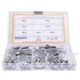 thumbnail image 2 of Hex Flange , M5  Assortment Kit Wear  Multiple Lengths 304 Stainless Steel Rustproof  for Electrical Repair for Machinery Production, 2 of 8