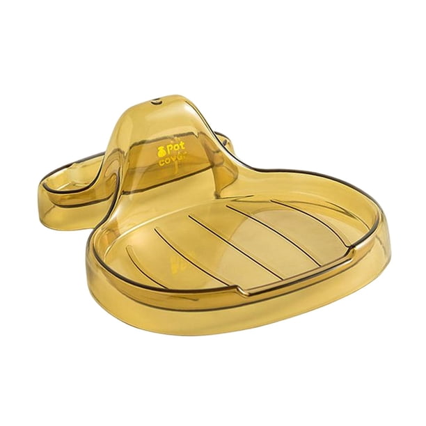 Soporte para cuchara Sunnimix organizador de tapas de sartenes marrón