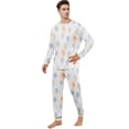 thumbnail image 2 of Onlypjs Easter Family Matching Pajamas Set Egg Print – Soft Long Sleeve Sleepwear for Men and Women, Cozy Loungewear, 2 of 5