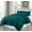 Teal, variant on Chezmoi Collection Berlin Teal Pinch Pleat King Comforter Set, 3-Piece, Soft Pintuck, Lightweight All Season Microfiber Bedding