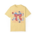 thumbnail image 2 of Coquette 4th of July America Bows Comfort Colors Shirt, 2 of 5