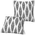 thumbnail image 4 of Black and White Pillow Covers 18x18 Set of 2, Modern Throw Pillow Covers Outdoor Decorative Pillow Case for Couch Bed Sofa Cushion Home Decor, 4 of 6