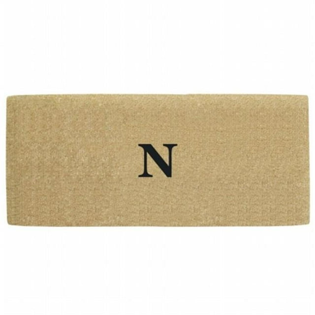 Nedia Home O2176N 36 x 72 in. Heavy Duty No Border Coco Mat Monogrammed N