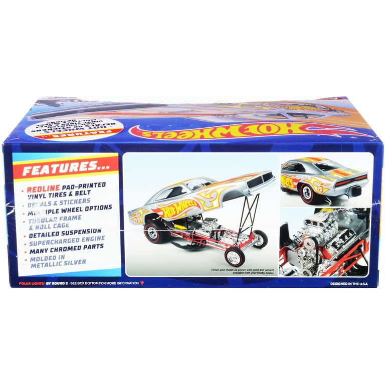 Polar Lights 1969 Dodge Charger Funny Car Model Kit, 1/25
