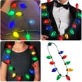 thumbnail image 1 of Christmas LED Light Up Necklace Colorful Bulb Holiday Party Supplies Product Boxes Photo And Picture for Photography Prom Geometric Photo Props Background Paper, 1 of 3
