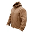 thumbnail image 1 of Chaqueta táctica para hombre, chaqueta caliente con capucha de poliéster, 1 of 7