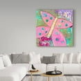 thumbnail image 3 of Trademark Fine Art 'Pink Butterfly' Canvas Art by Jennifer McCully, 3 of 3