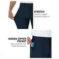 thumbnail image 3 of Golf Pants Men Stretch Dress Lightweight Business Casual Waterproof Hiking Quick Drying Work Pants, 3 of 5