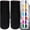 Black, variant on ATJIA 2 PCS Mesh Ribbon Rolls 10 Inch 10 Yards Decorative Mesh Fabric with Foil for Wreaths DIY Craft Decor Wedding Party Supplies