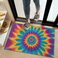 thumbnail image 2 of Colorful Tie Dye Mandala Pattern Door Rugs,Washable Non Slip Door Mats Indoor,Decorative Door Mats,Entry Mat Indoor for Entrance,Bedroom,Kitchen,Bathroom,20"x32", 2 of 6