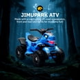 thumbnail image 5 of JIMUPARK 12V Dinosaur Ride on ATV, Four Wheeler Electric Car for Kids, LED Lights, Bluetooth and Microphone Interface, Power Display, Safe Driving, Outdoor Toys for Boys and Girls Ages 1-6, Blue, 5 of 9