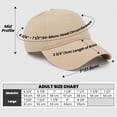 thumbnail image 4 of TOPTIE Mens Cotton 6 Panel Unstructured Baseball Cap Adjustable Sun Hat with Storage Box, 4 of 8