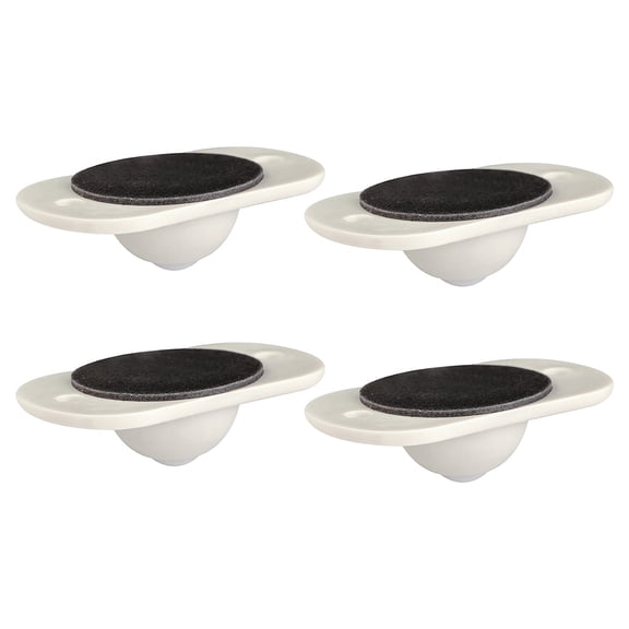 VerPetridure 4 Pieces Of Stickable Universal Wheel Trash Can, Sliding Wheel Rack, Roller Bed Storage Box, Small Wheels At The Bottom