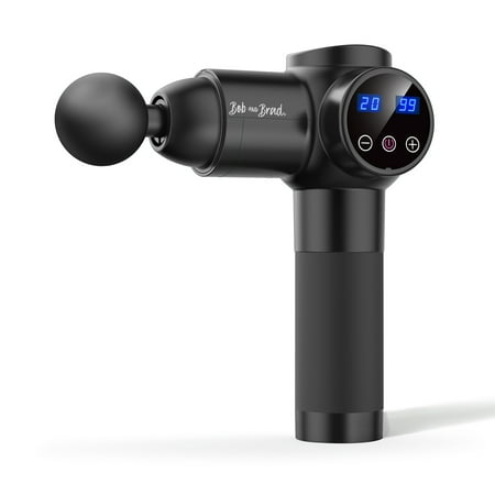 Bob and Brad EM-19 Deep Tissue Percussion Massage Gun, Handheld Massager for Home Gym Office Workout Recovery Pain Soreness Relief