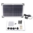 thumbnail image 1 of Bomba de fuente solar de 9 V y 10 W, fácil de instalar, kit para estanque, baño de pájaros, jardín, patio, piscina, pecera., 1 of 14