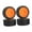 Orange, variant on 4 Pieces Tire Wheel RC Wheel Rims 7mm Hex Upgrade Nylon for 1/28 Scale RC Crawler Trucks