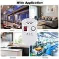 thumbnail image 2 of GJX Plug-In Digital Natural Gas Detector High Sensitive Home Alarm Combustible Leak Monitor for Kitchen Bathroom Garage Safety Protection Early Warning System Easy Install Home Security, 2 of 7