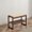 Walnut, variant on Solid Wood Shoe Bench with Storage, Entryway Organizer with Cushioned Seat for Hallway, Living Room, and Bedroom