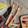 thumbnail image 6 of Clearance! Hilingoto Kitchen Cleaning Supplies, Wooden Fork, Tools Wooden Kitchen Bamboo Fork Utensil Soup-Teaspoon Cooking Tableware Spoon Kitchen，Dining & Bar 7.9X1.2X0.4Inch Christmas Sale, 6 of 9