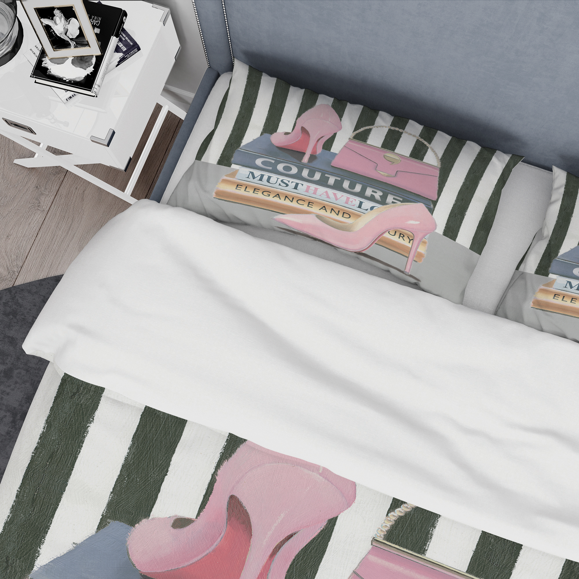 Designart 'Glam fashion High Heels VII' Glam Duvet Cover Set