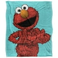 thumbnail image 2 of Sesame Street Elmo Painted Officially Licensed Silky Touch Super Soft Throw Blanket 50' x 60', 2 of 6