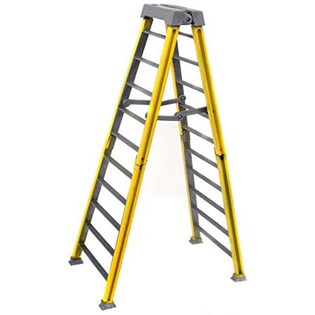 Breakaway 10 Inch Yellow Ladder for WWE Wrestling Action